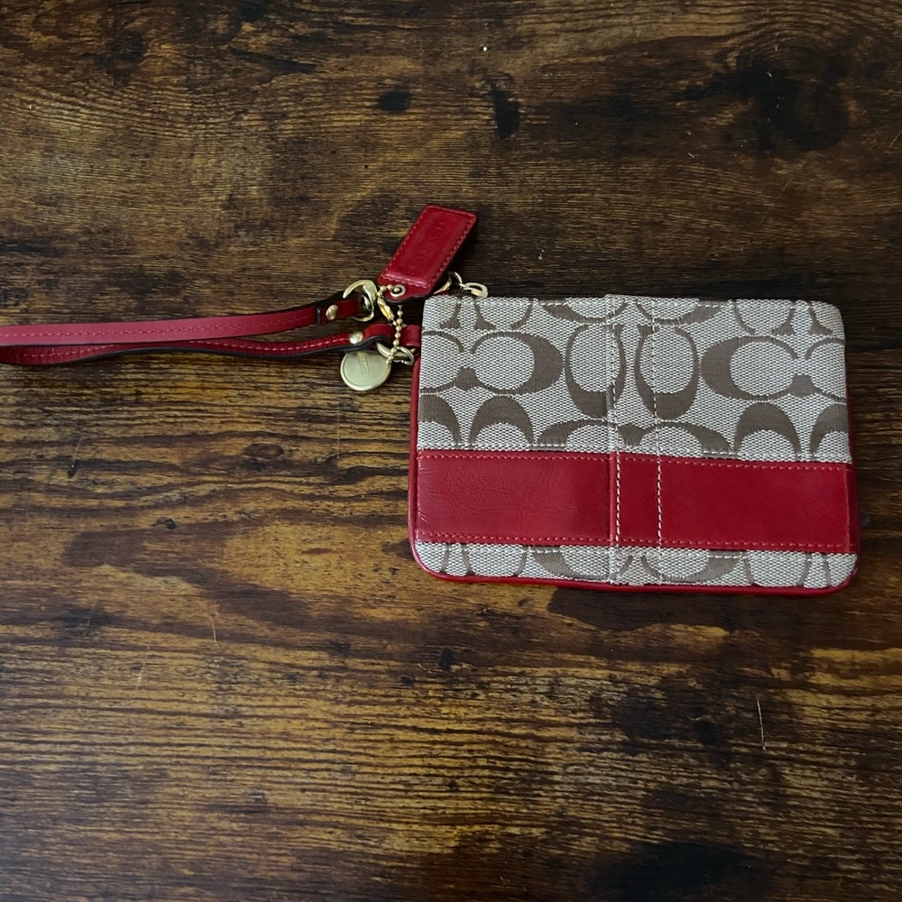 Coach wristlet